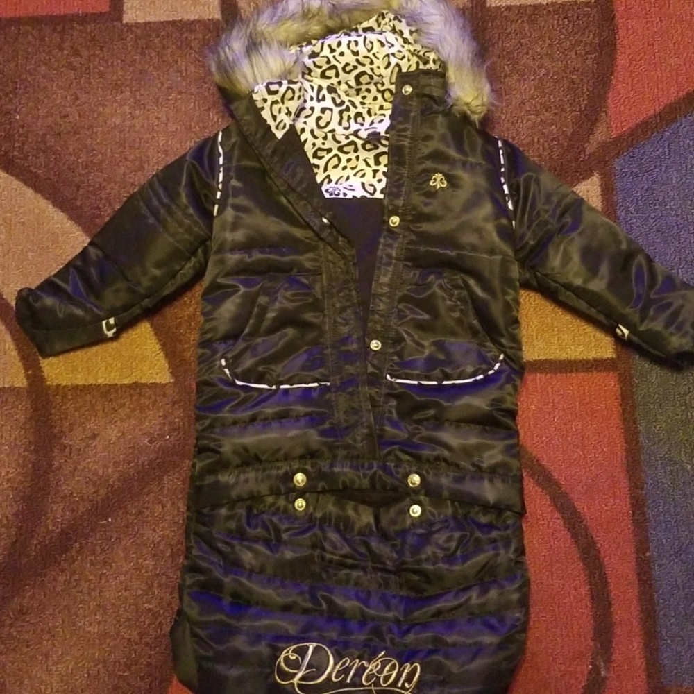 Infant black puffer/snow suite